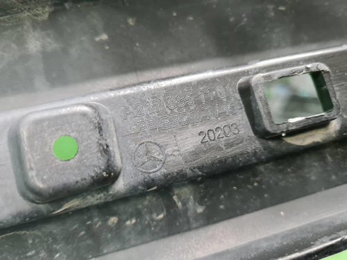 Юбка заднего бампера Mercedes S C217 13-17 AMG 63