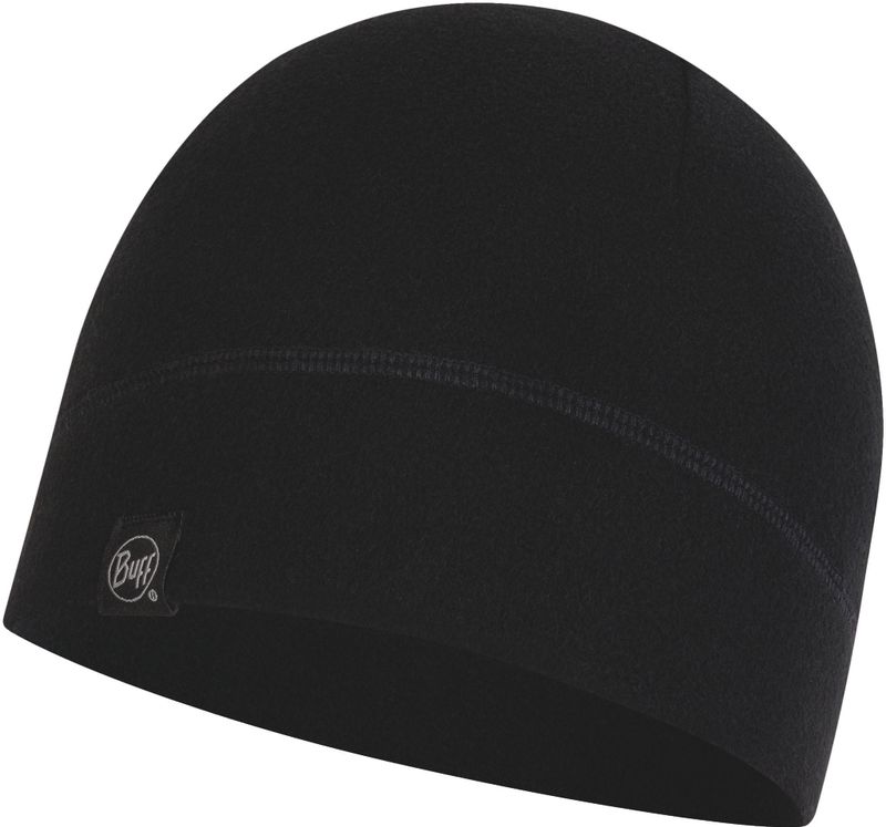 Флисовая шапка Buff Hat Polar Solid Black Фото 1