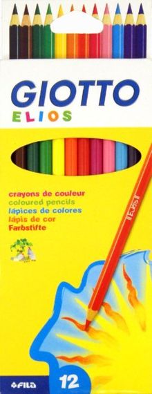 Карандаши цветные "Elios" (12 цветов)