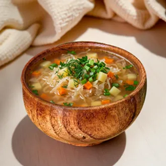 Постные щи с квашеной капустой /320 мл