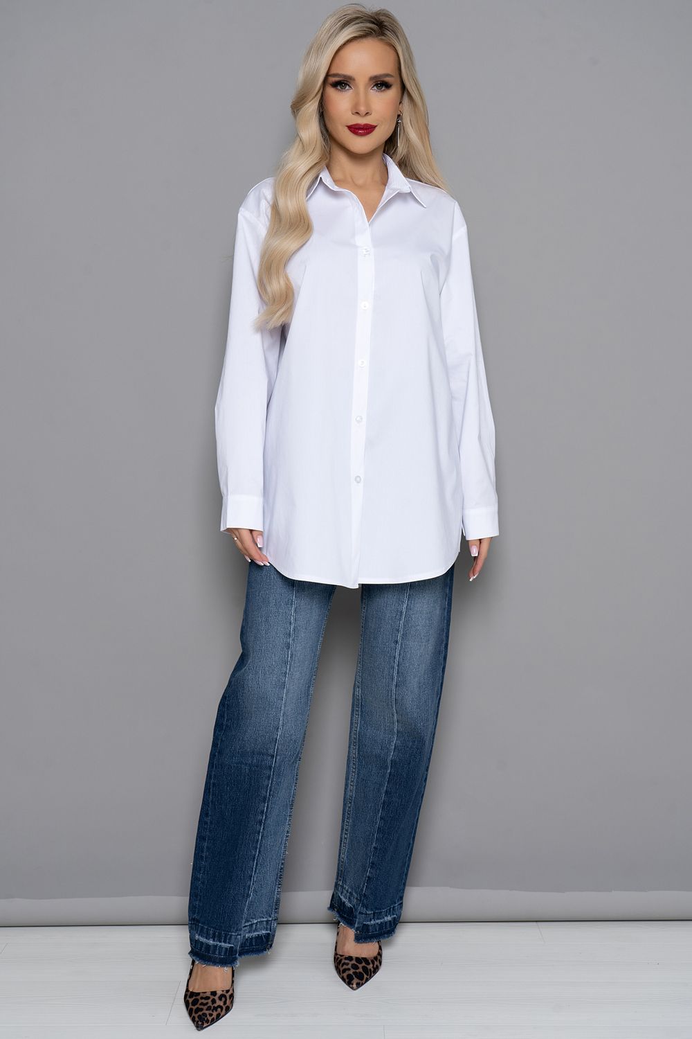 Рубашка (белый) Б11-133 Nikol