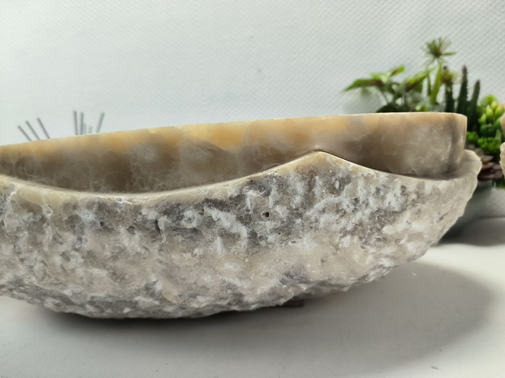 Раковина из оникса ТРИО! Oval Marmo Wave OO-62644 58*38*15
