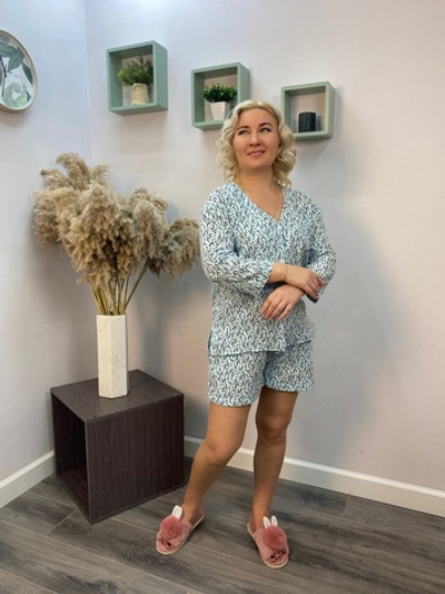 Пижама женская "579 муслин" шорты (199А)