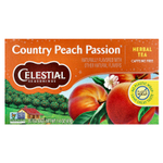 Celestial Seasonings, травяной чай, Country Peach Passion, без кофеина, 20 чайных пакетиков, 41 г (1,4 унции)