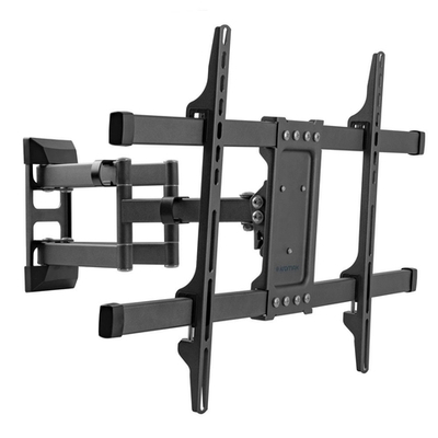 Kromax CORBEL-10 grey titan {32"-75";  Максимальная нагрузка: 45 кг;  VESA: 200x200, 200х300, 200х400, 300х200, 300х300, 300х400, 400х200, 400х300, 400х400, 600х400 мм;  Наклон: +5°-12°Поворот: ±90°}