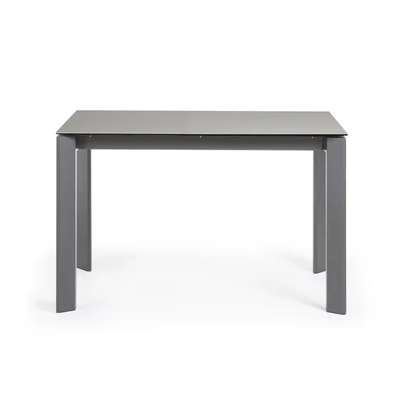 Стол Atta 120 (180) x80 антрацит, керамика