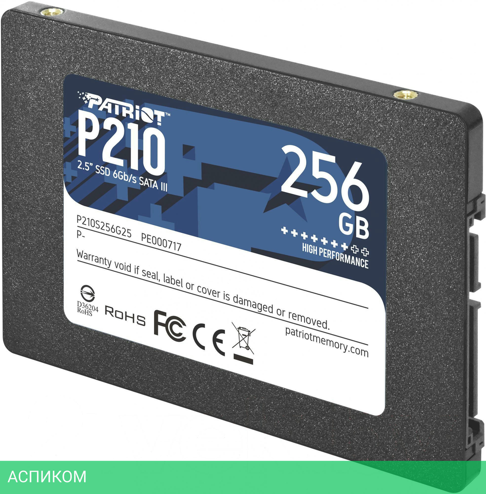 SSD диск Patriot P210 256GB (P210S256G25)