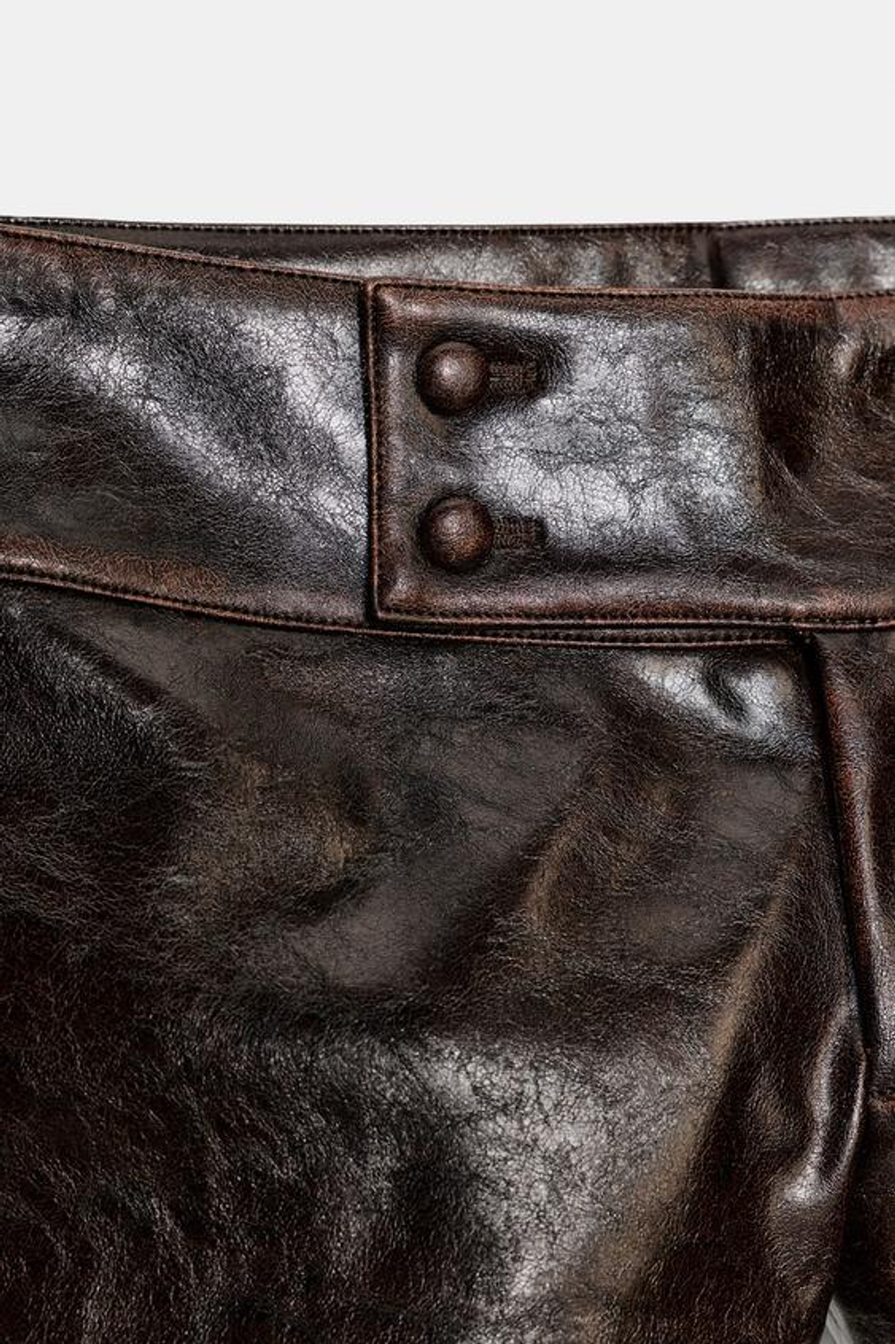 ZARA ШОРТЫ В ТОНКУЮ ПОЛОСКУ С ПОЯСОМ, КОРИЧНЕВЫЙ