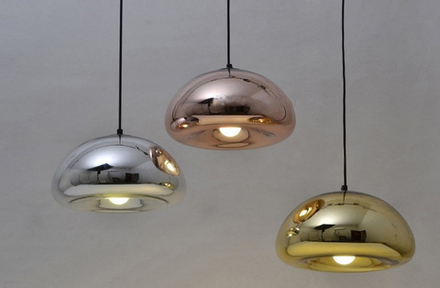 Pendant design lamp  Void by Tom Dixon D30 (Gold)