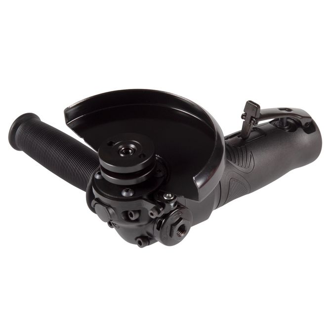 MIGHTY SEVEN (QB-7215M) Пневматическая угловая шлифовальная машина (УШМ) 125 мм, 11000 об/мин, с рычажным выключателем