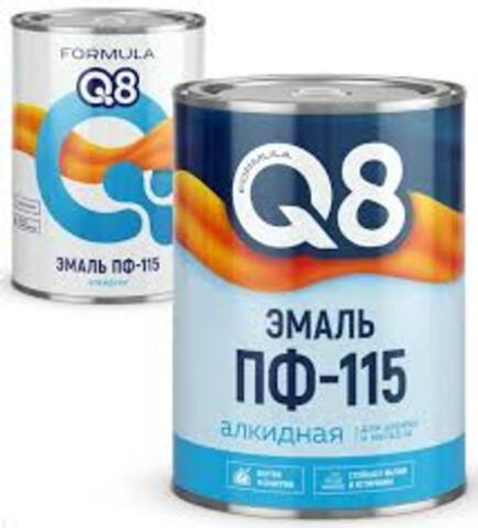Эмаль ПФ-115 FORMULA Q8 вишневая 0,9кг