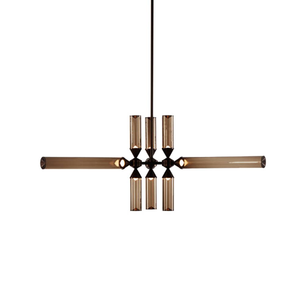 Ceiling design lamp  Castle 09 - 01 by Roll & Hill (Smoky)