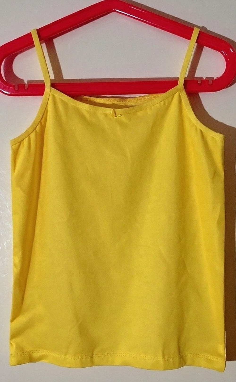 Майка "Dagi" для девочки 7-8 лет, цвет жёлтый