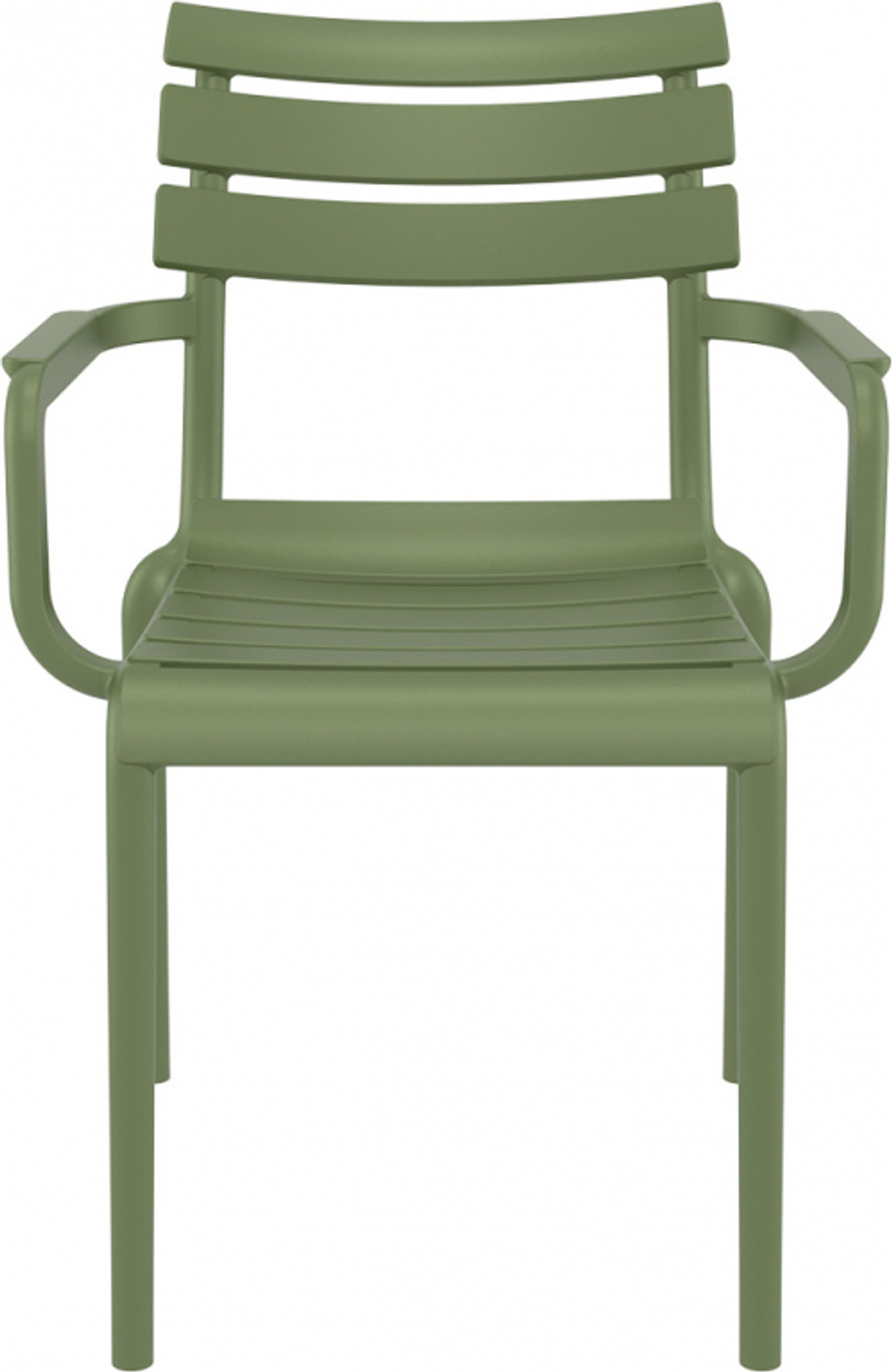 Кресло пластиковое Siesta Contract Paris, оливковый