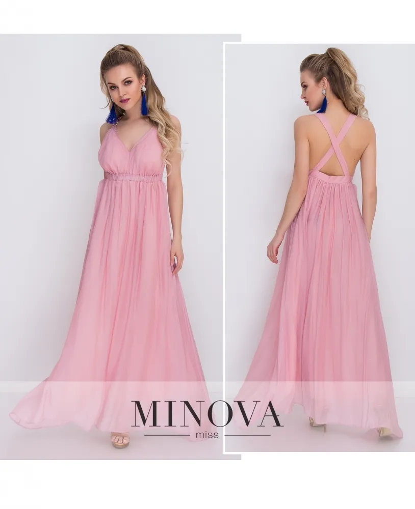 Платье 1045-пудровый Minova