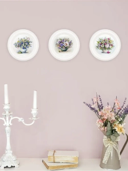 Картины на стену интерьерные на холсте 3 шт. 17.5 см