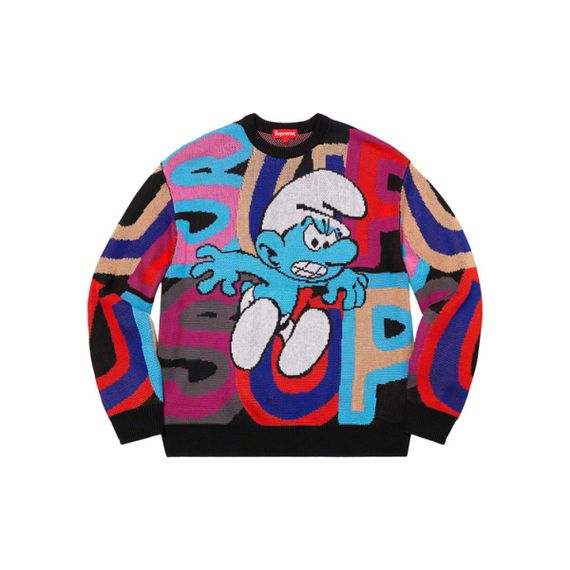 Supreme FW20 Week 6 Smurfs Sweater