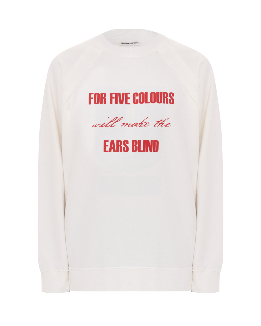 UNDERCOVER СВИТШОТ БЕЛЫЙ EARS BIND