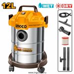Строительный пылесос 800Вт, 12л. SUPER INGCO VC14122