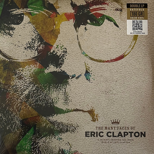 Сборник The Many Faces Of Eric Clapton 2LP (Франция 2023г.) Orange