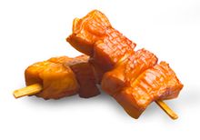 Шашлычки из кальмара горячего копчения~300г