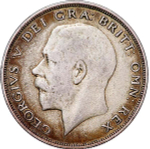 United Kingdom ½ Crown 1921 – King George V
