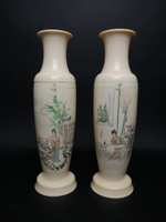 Парные вазы из слоновой кости