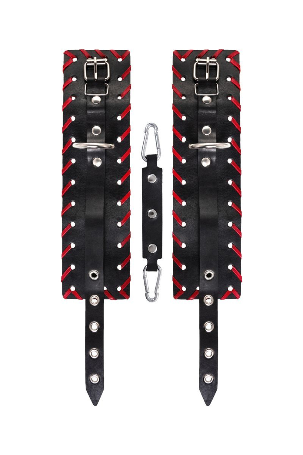 Черные оковы с красной окантовкой