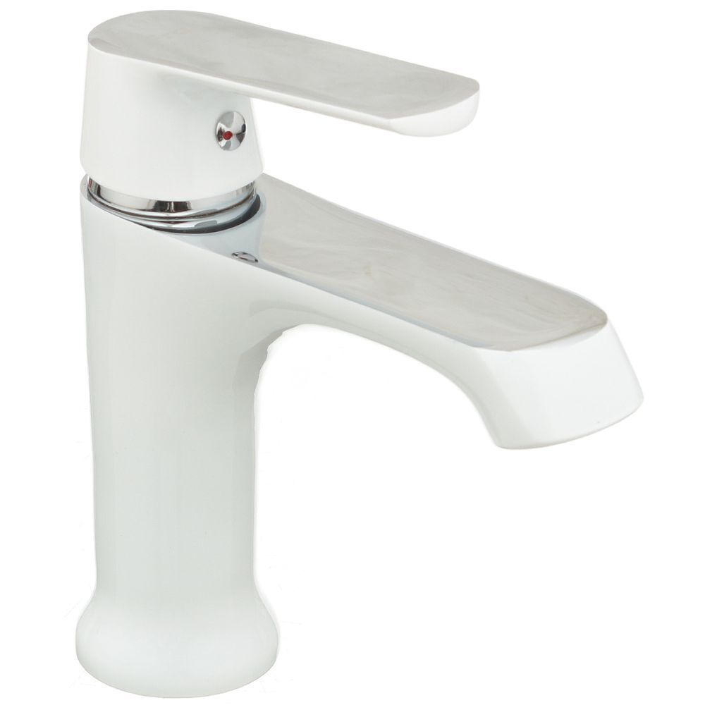 Смеситель для раковины, Frap, корот изл, с картриджем, бел, F1031