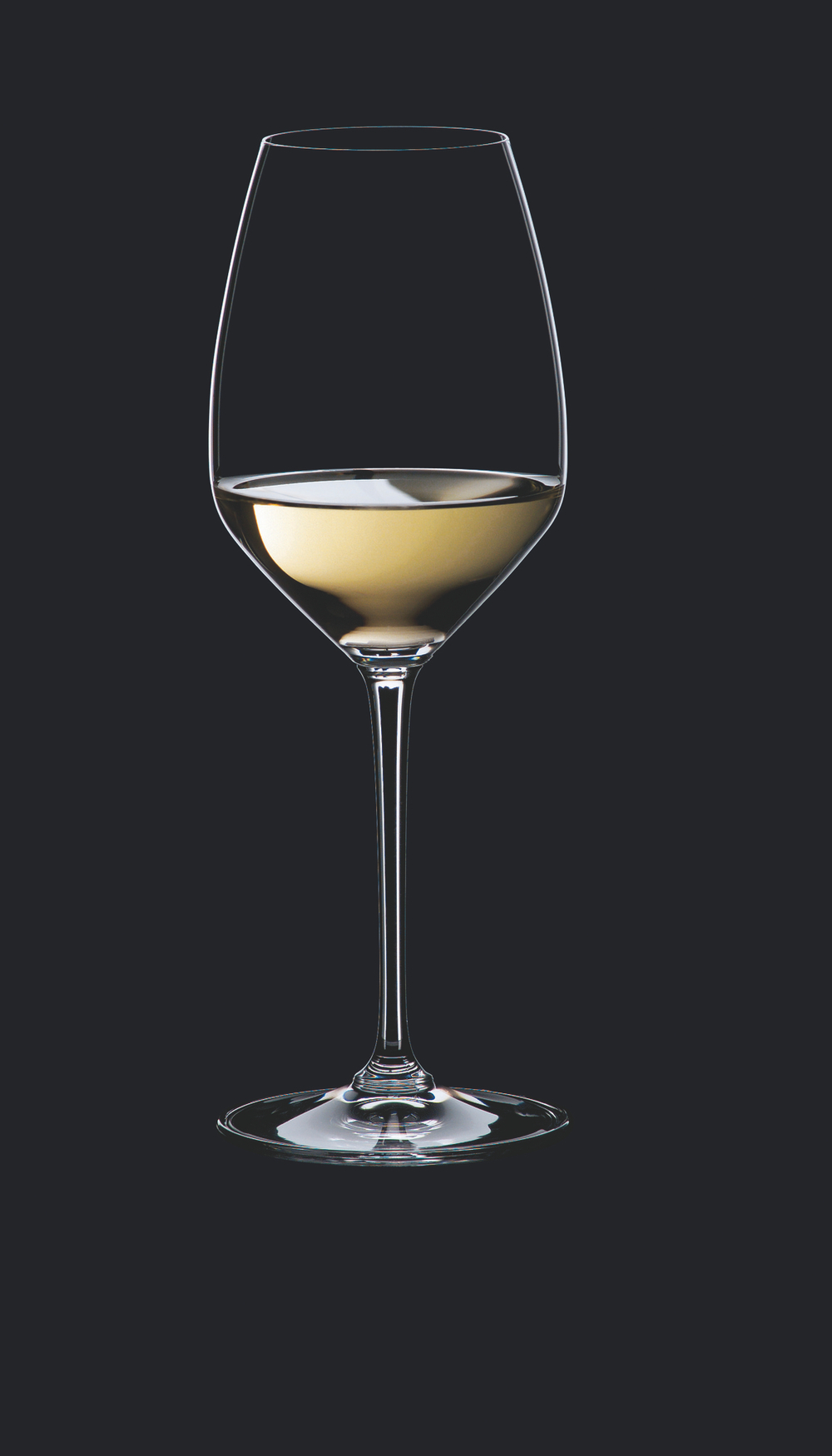 Набор бокалов для белого вина 2 шт 460 мл Riedel Heart to Heart Riesling Австрия черный фон