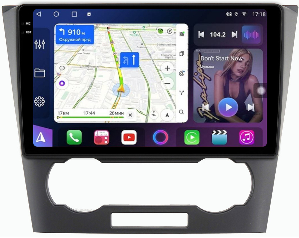 Магнитола для Chevrolet Epica 2006-2012 - FarCar BM3336M-2K монитор 9.5" 2K QLED на Android 14, TS10, 4+32Гб, CarPlay, 4G SIM-слот