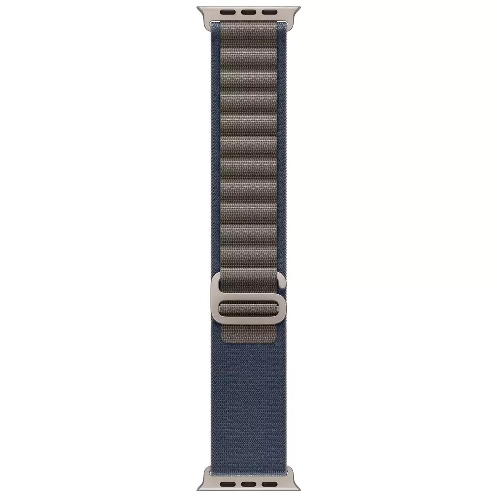 Apple Watch Ultra 2, 49 мм, корпус из титана, ремешок Alpine синего цвета