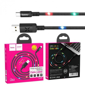Кабель USB - Type-C Hoco U63 Черный
