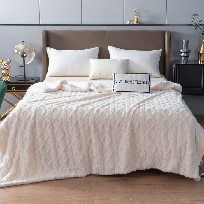 Плед Fluffy/Пушистый бамбуковая микрофибра FL018