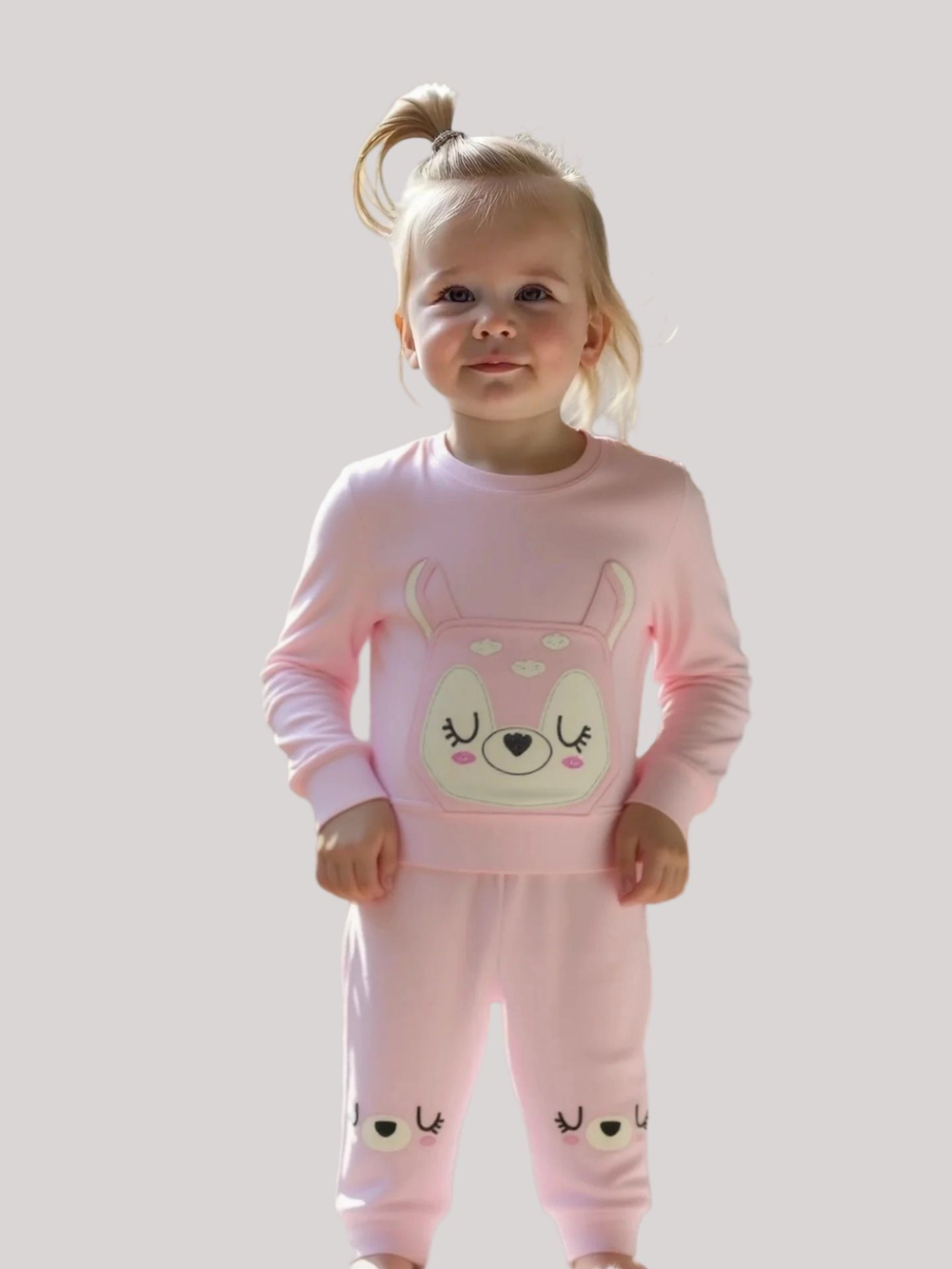 1032-13-7 Комплект для девочки (джемпер+брюки)