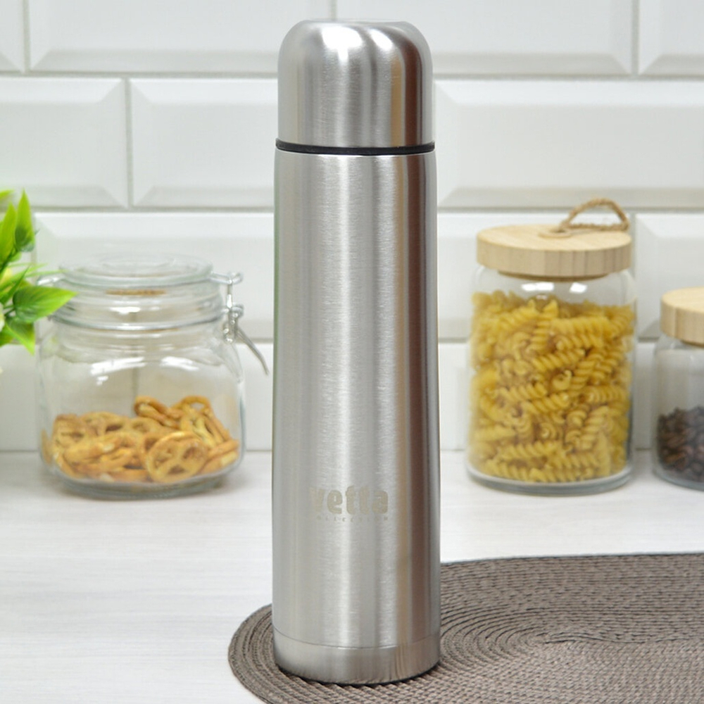 Термос 0,75л нерж для напитков "Буллет" VETTA