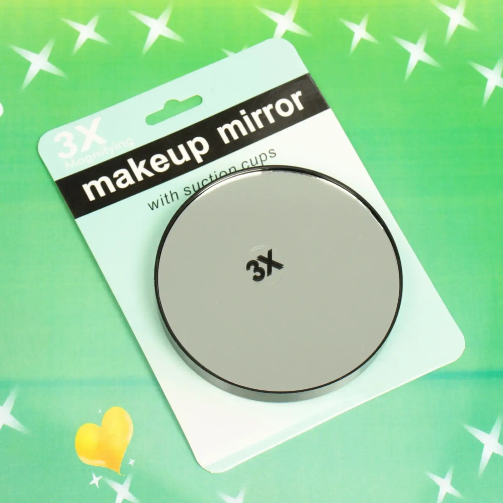 Зеркало косметическое увеличивает в 3 раза D-8