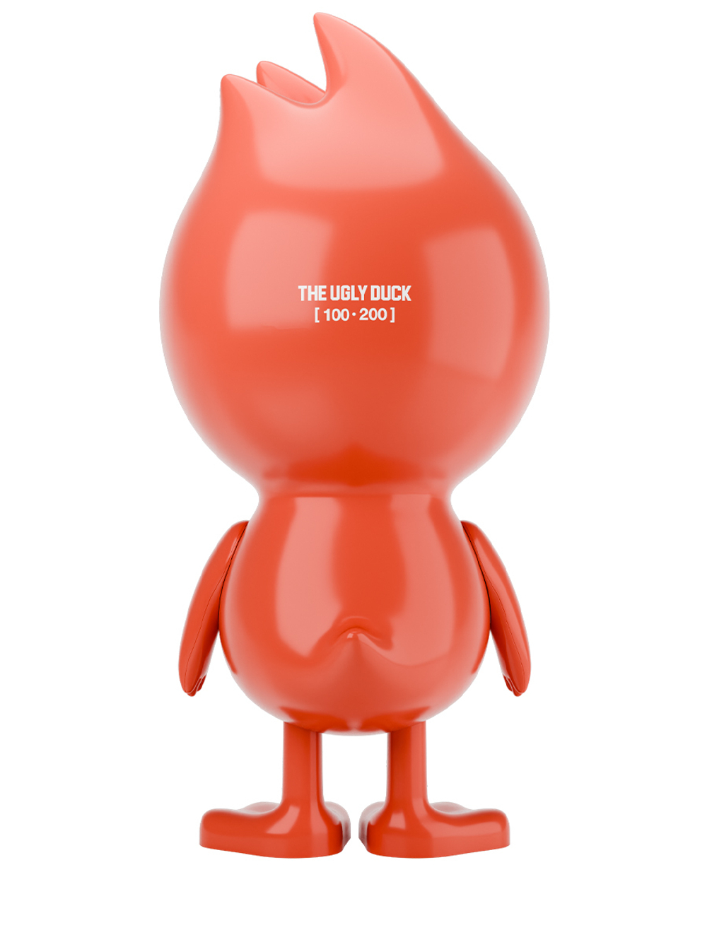 TUD TOY The Ugly Duck x PANTONE 171С СТАТУЭТКА ДЕКОРАТИВНАЯ, M