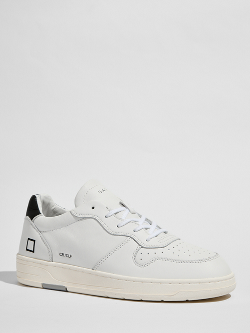 Кожаные кроссовки D.A.T.E. COURT WHITE-BLACK