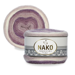 Пряжа Angora Luks Color, 150г, 810м, 80%акрил,15%шерсть, 5%мохер (цена за 1шт)