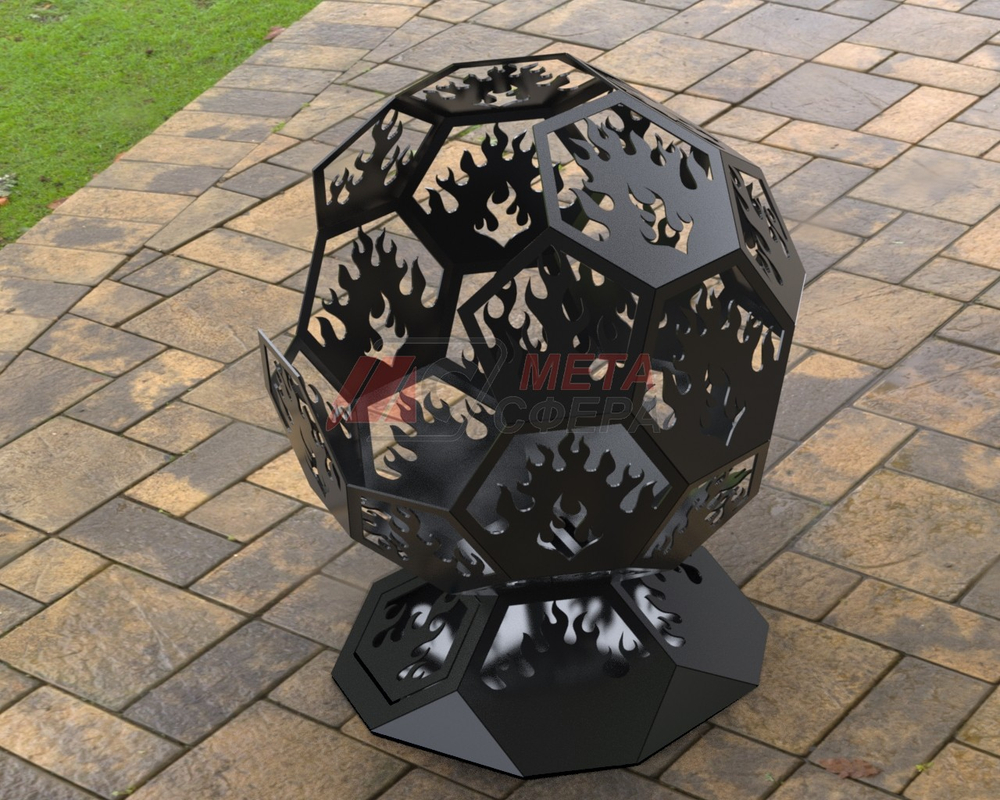 Чаша костровая Пламя