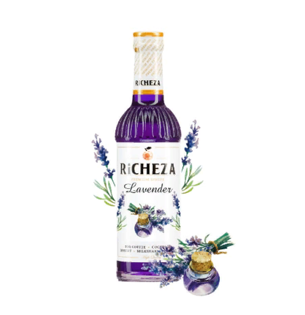 Сироп RiCHEZA Лаванда стекло (0,33л)