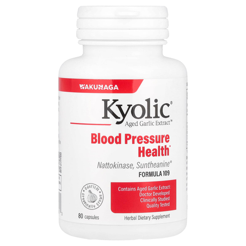Kyolic, Aged Garlic Extract™, Aged Garlic Extract™, формула 109, 80 капсул