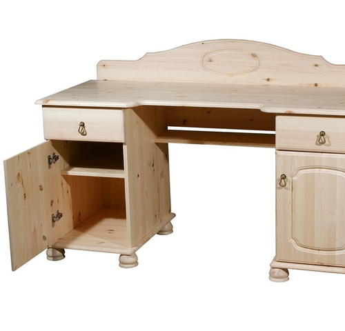 Стол письменный, 150x75/92x58, Айно, 2 тумбы, 2 ящика