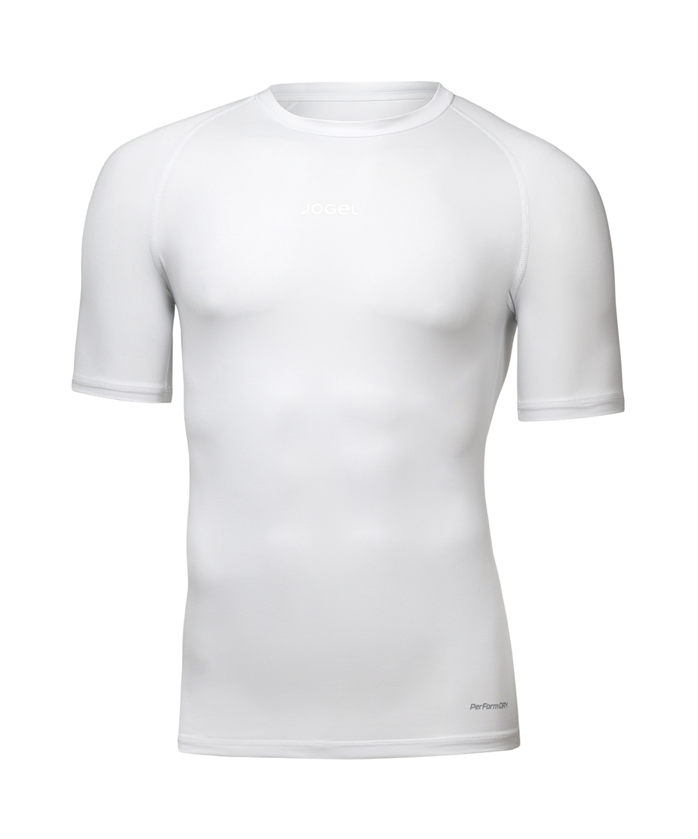 Футболка компрессионная с коротким рукавом Jogel CAMP 2 PerFormDRY Baselayer SS Tee, белый 00