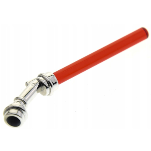 Красный световой меч (30374 Trans-Red + x156 Chrome Silver)