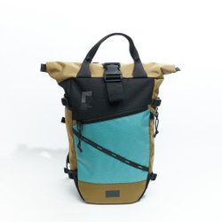 Рюкзак Rolltop Grubo 500 песочный/мятный/черный