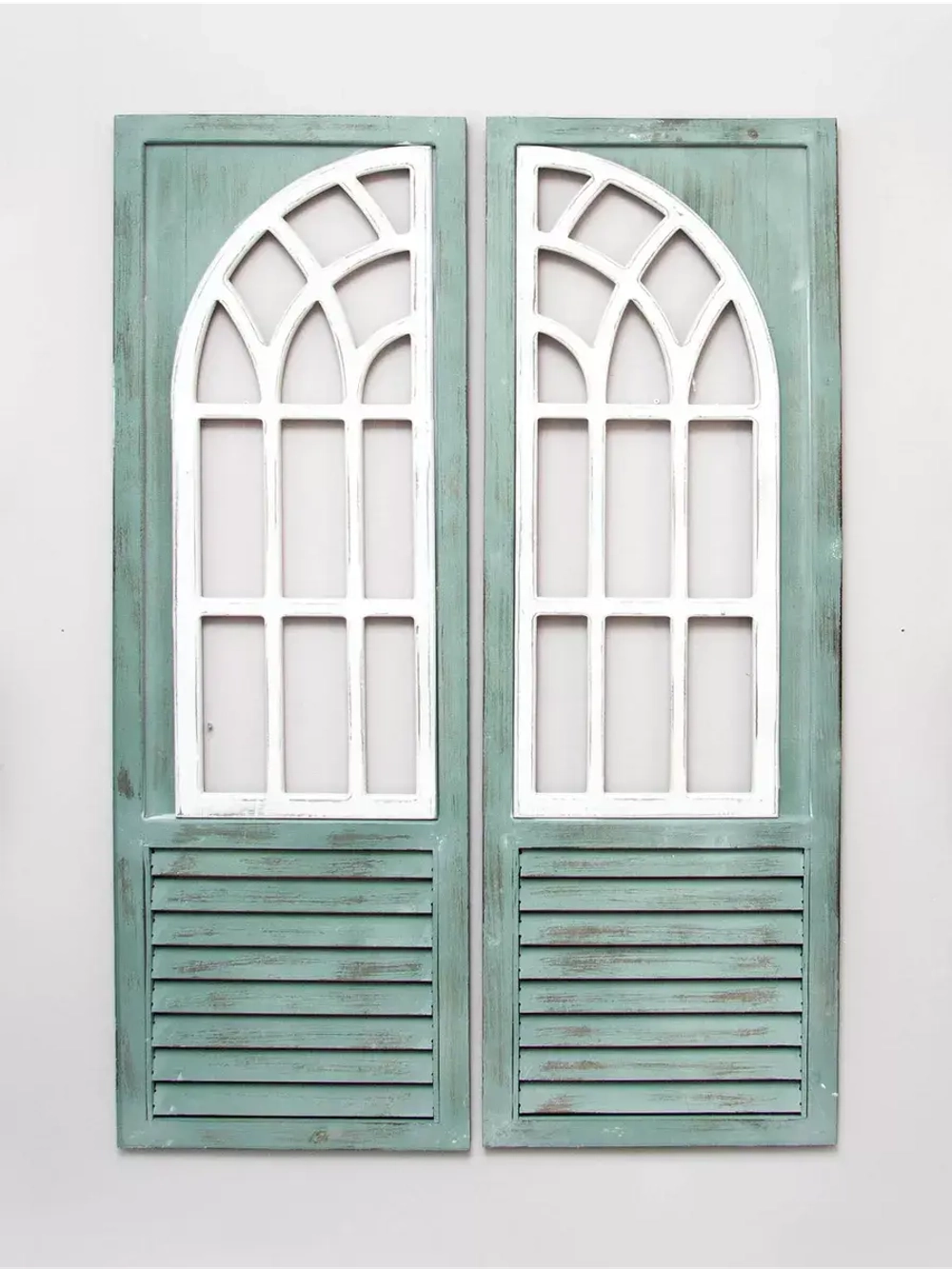 Панно деревянное "Фальш-окно" 123*80 см