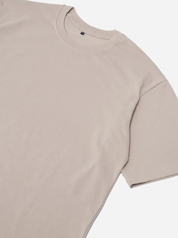 Футболка оверсайз (бежевый) 190 г