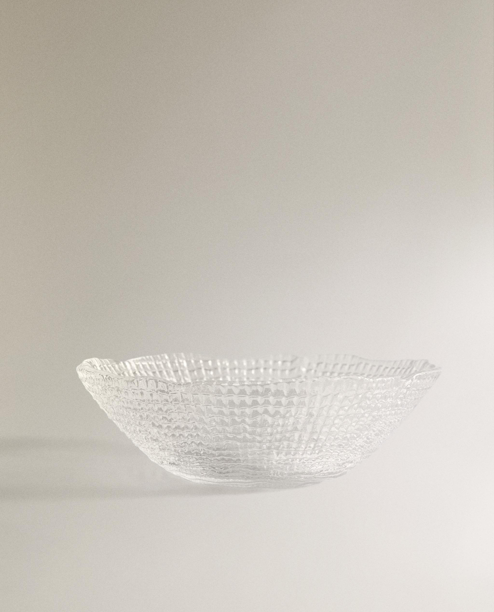 Zara Home салатник из стекла, цвет прозрачный, 16 см